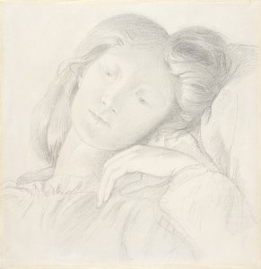 No.0684 Elizabeth Siddal, c.1860 de Dante Gabriel Charles Rossetti